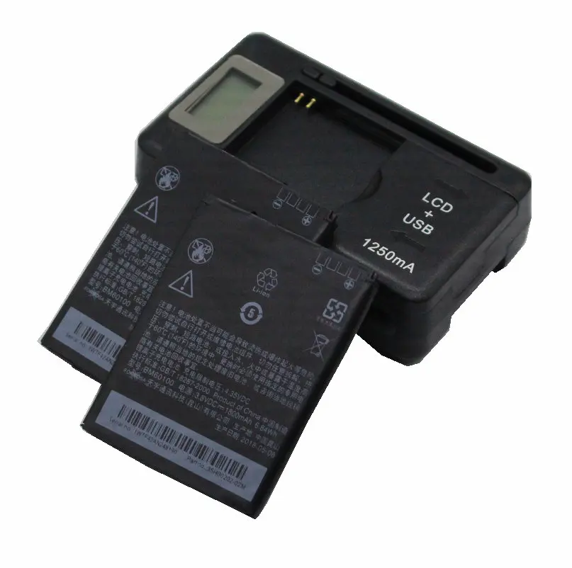 2x 1800mAh BM60100 Battery +Charger For HTC Desire 400 500 600 Dual SIM 609d 5088 5060 C525c C525E T528 T606W T608T OneSV
2x 1800mAh BM60100 Battery +Charger For HTC Desire 400 500 600 Dual SIM 609d 5088 5060 C525c C525E T528 T606W T608T OneSV