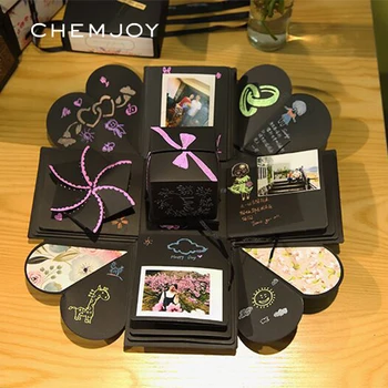 Creative Explosion Gift Boxes Love Memory DIY Scrapbook Photo Album for Birthday Anniversary Wedding Party Gifts Favor Box
Creative Explosion Gift Boxes Love Memory DIY Scrapbook Photo Album for Birthday Anniversary Wedding Party Gifts Favor Box