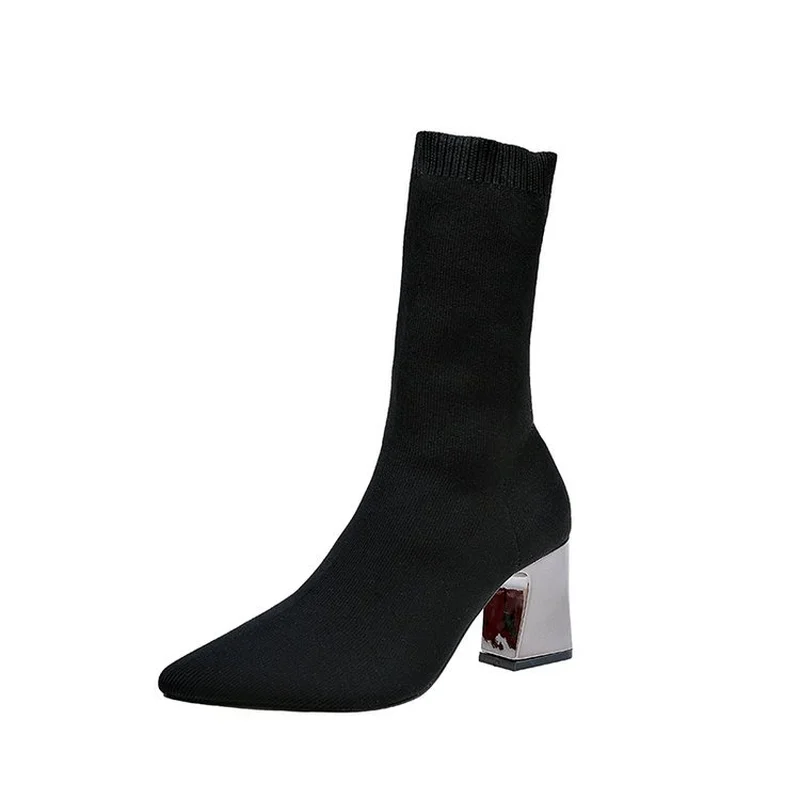 2019 Hot Women's shoes spring and autumn new stovepipe high-heeled elastic boots tube socks boots increased sexy wool boots
2019 Hot Women's shoes spring and autumn new stovepipe high-heeled elastic boots tube socks boots increased sexy wool boots
