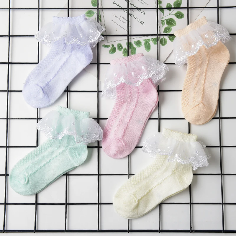 Girls Ruffle Socks Dance toddler Cotton lace Princess Socks children socks breathable
Girls Ruffle Socks Dance toddler Cotton lace Princess Socks children socks breathable