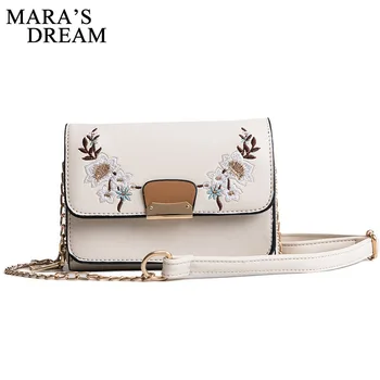 Mara's Dream 2018 Messenger Bags Women Handbag Embroidery Flower Women Shoulder Bags Women PU Leather Ladies Bags Totes sac
Mara's Dream 2018 Messenger Bags Women Handbag Embroidery Flower Women Shoulder Bags Women PU Leather Ladies Bags Totes sac
