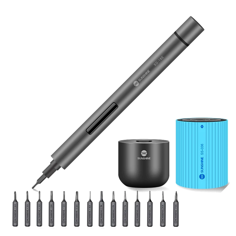 High Precision Electric Screwdriver Set S2 Alloy Steel With Mini Screwdriver Storage Box for Camera Mobile Phone iPad Repair
High Precision Electric Screwdriver Set S2 Alloy Steel With Mini Screwdriver Storage Box for Camera Mobile Phone iPad Repair