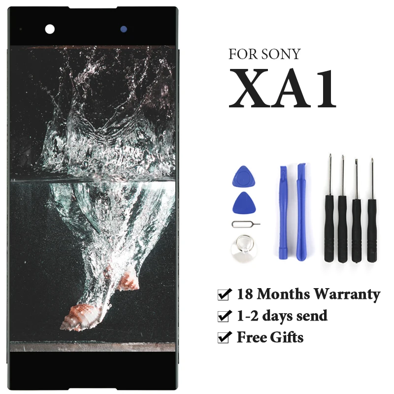 1pc For Sony Xperia XA1 G3116 LCD Screen 5" inch Display Digitize Phone Replacement Assembly Compatible No Dead Pixel
1pc For Sony Xperia XA1 G3116 LCD Screen 5" inch Display Digitize Phone Replacement Assembly Compatible No Dead Pixel