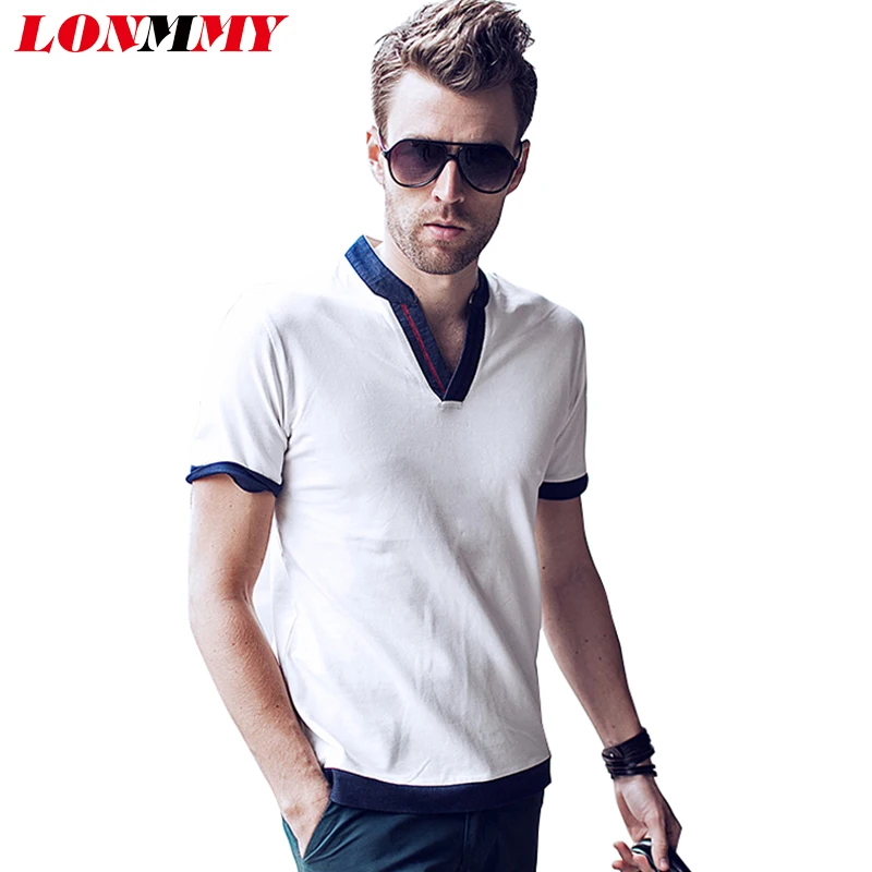 LONMMY Casual t shirt men clothing cotton Summer t shirts Short-sleeve fitness men shirt Tops Tees V neck Casual Stripe New 2018
LONMMY Casual t shirt men clothing cotton Summer t shirts Short-sleeve fitness men shirt Tops Tees V neck Casual Stripe New 2018