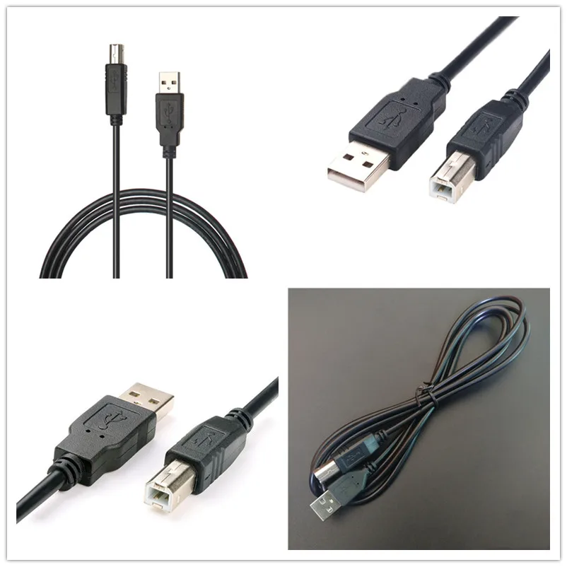 1/1.5m USB High Speed 2.0 A To B Male Cable for Canon Brother Samsung Hp Epson Printer Cord 1Pcs
1/1.5m USB High Speed 2.0 A To B Male Cable for Canon Brother Samsung Hp Epson Printer Cord 1Pcs