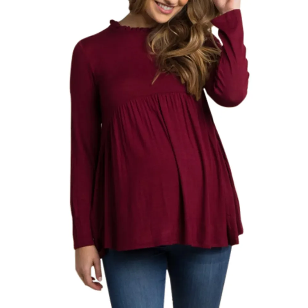 Womens Pregnants Tops Long Sleeve Nursing Blouse Baby For Maternity T-Shirt 
Womens Pregnants Tops Long Sleeve Nursing Blouse Baby For Maternity T-Shirt