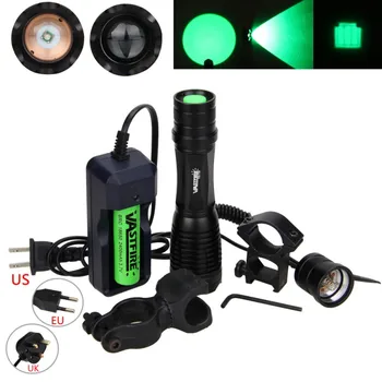 Tactical Gun Light Zoomable 5000LM XM-L LED Q5/T6 Green/White/Red Hunting Flashlight+2*Scope Mount+Pressure Switch+18650+Charger
Tactical Gun Light Zoomable 5000LM XM-L LED Q5/T6 Green/White/Red Hunting Flashlight+2*Scope Mount+Pressure Switch+18650+Charger