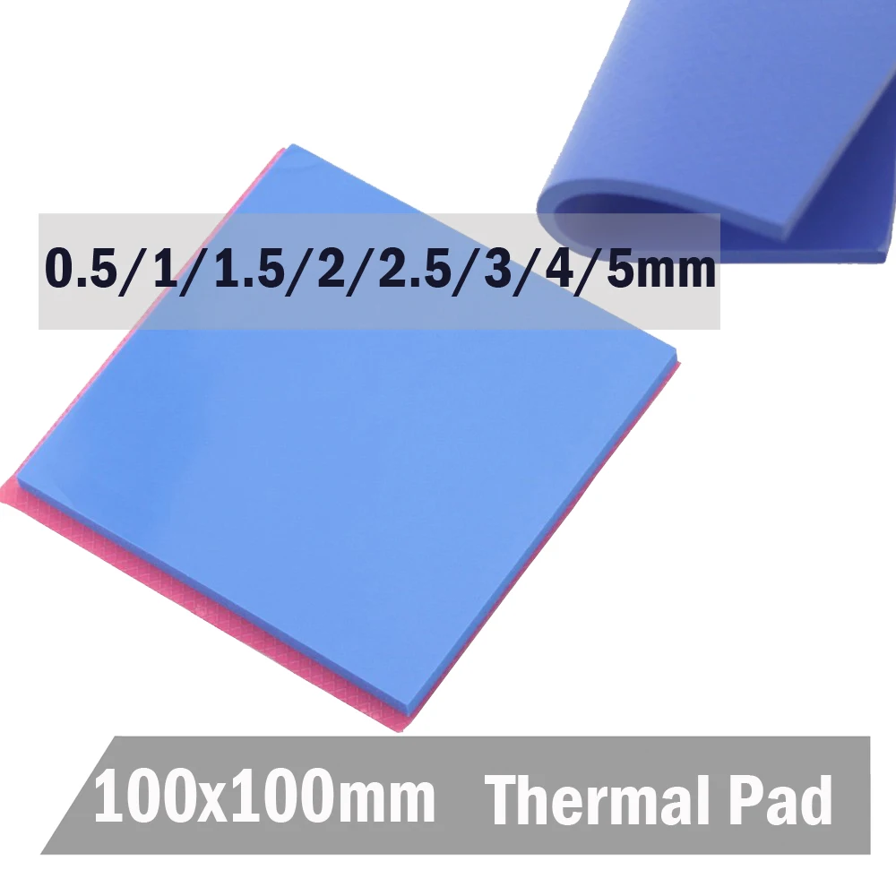 3Pcs Gdstime 100x100mm Thermal Pad Silicone Conductive Heatsink Compound Heatink Cooling Pad 0.5mm 1mm 1.5mm 2mmm 3mm 4mm 5mm
3Pcs Gdstime 100x100mm Thermal Pad Silicone Conductive Heatsink Compound Heatink Cooling Pad 0.5mm 1mm 1.5mm 2mmm 3mm 4mm 5mm