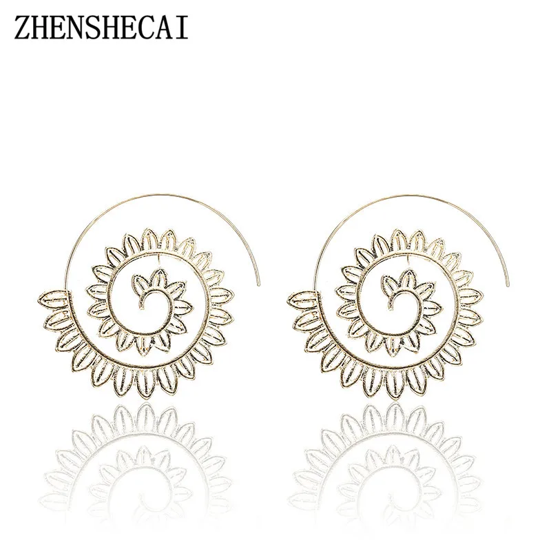 HOT New Big Swirl Hoop earrings for women Punk Style Round Circle Earrings Gold Color Statement Earrings jewelry wholesale e0447
HOT New Big Swirl Hoop earrings for women Punk Style Round Circle Earrings Gold Color Statement Earrings jewelry wholesale e0447