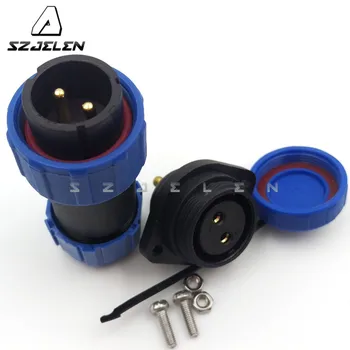 SP2110/SY2113, IP68 outdoor circular male female 2 pin waterproof connector cable plug& Socket 21mm Rated current 30A
SP2110/SY2113, IP68 outdoor circular male female 2 pin waterproof connector cable plug& Socket 21mm Rated current 30A