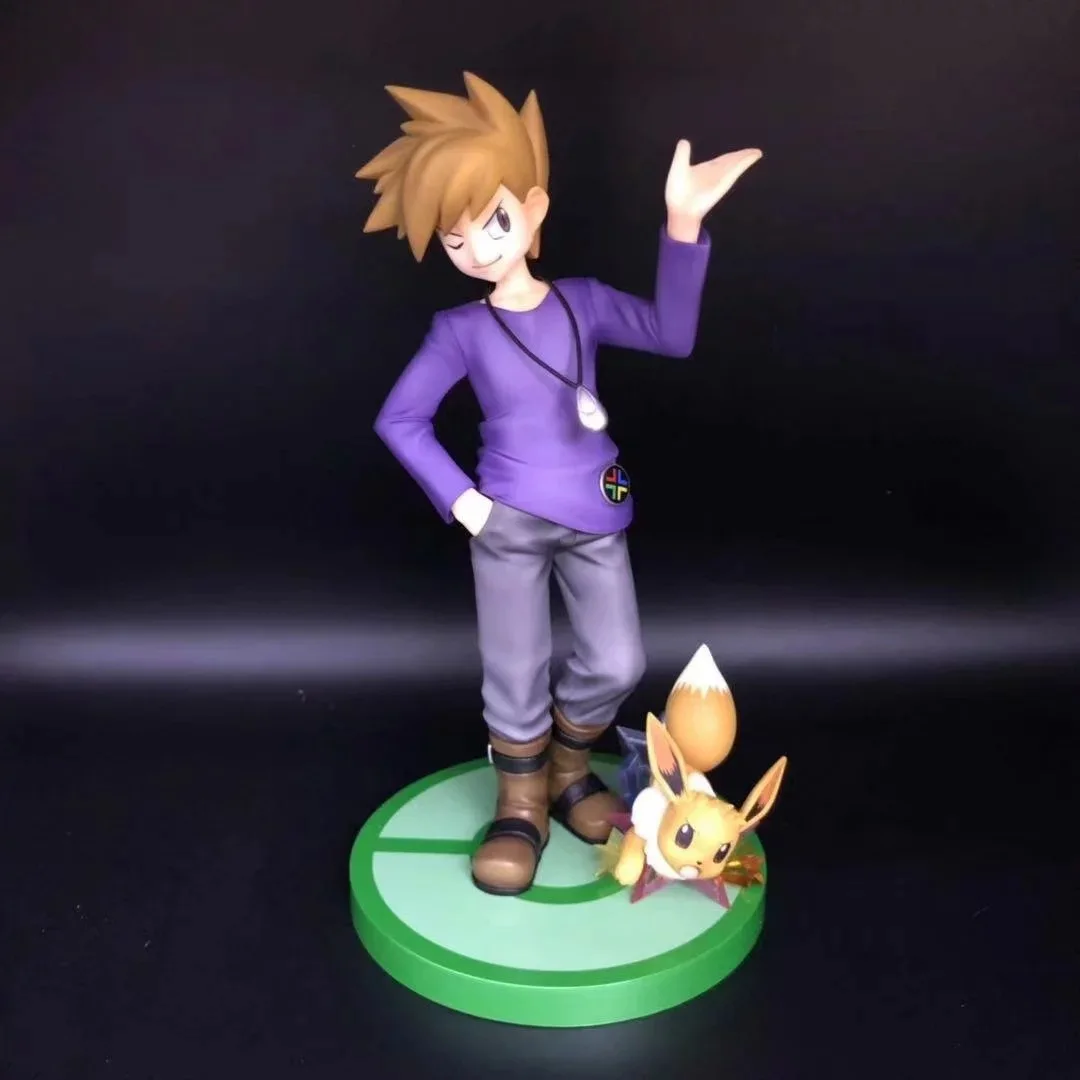 21CM Gary Oak Green with Eievui pkm Anime Action Figure For Children Birthday Gift
21CM Gary Oak Green with Eievui pkm Anime Action Figure For Children Birthday Gift