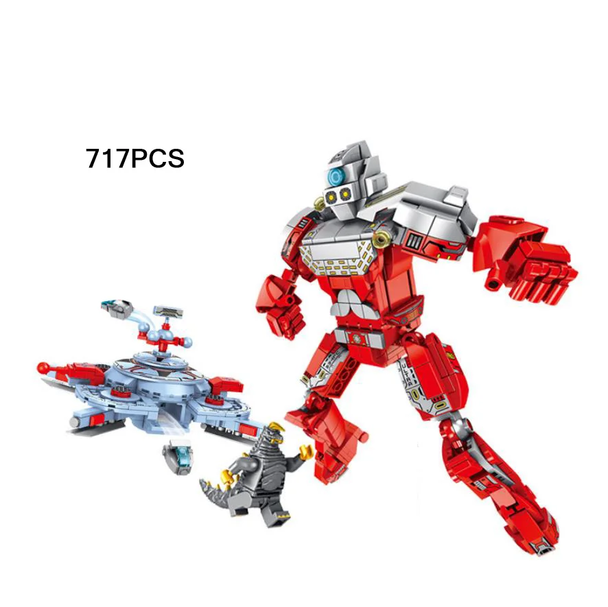 Hot japan super heroes M78 Ultraman Ultra Seven robot building block zat base red king Taro figures mecha bricks toys for gift
Hot japan super heroes M78 Ultraman Ultra Seven robot building block zat base red king Taro figures mecha bricks toys for gift