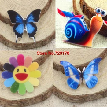 Cartoon Butterfly, flower,snails Acrylic flatback planar resin diy decoration crafts DIY handmade materials ALRET1395
Cartoon Butterfly, flower,snails Acrylic flatback planar resin diy decoration crafts DIY handmade materials ALRET1395
