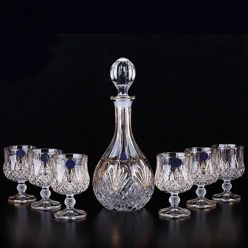 7Pcs/set Various styles Crystal Glass Cup Whiskey and Brandy Wine Glass High Capacity Cup Bar Hotel Party home Drinking ware
7Pcs/set Various styles Crystal Glass Cup Whiskey and Brandy Wine Glass High Capacity Cup Bar Hotel Party home Drinking ware
