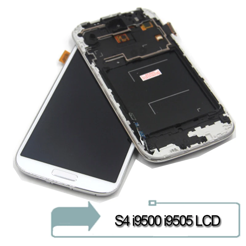 Полный планшета с рамкой ЖК дисплей S для samsung Galaxy SIV S4 i9500 телефон датчик