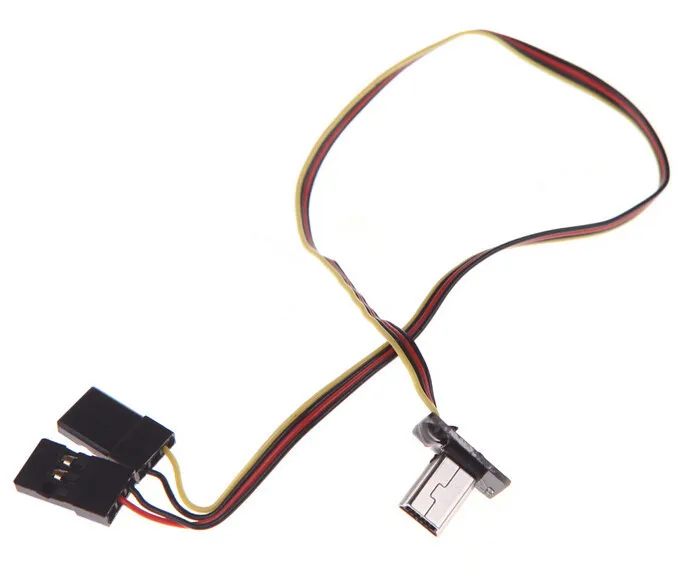 5pcs/lot USB 90 Degree to AV Video Output 5V DC Power BEC Input Cable FPV Part for Gopro Hero 3 Camera
5pcs/lot USB 90 Degree to AV Video Output 5V DC Power BEC Input Cable FPV Part for Gopro Hero 3 Camera