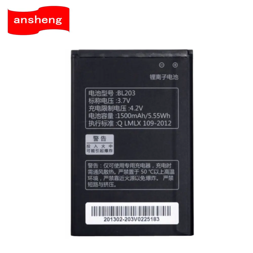 High Quality 1500mAh BL203 battery for Lenovo A66 A278T A365E A308T A369 A318T A385E A380E A396 A228T A2 Cellphone
High Quality 1500mAh BL203 battery for Lenovo A66 A278T A365E A308T A369 A318T A385E A380E A396 A228T A2 Cellphone