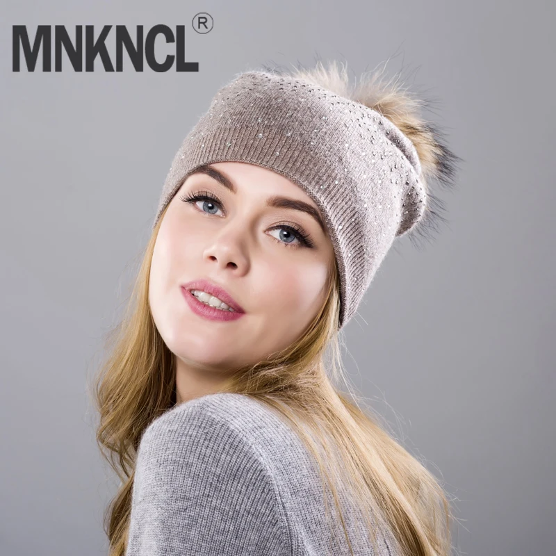MNKNCL 2018 New Winter Hat For Women Rabbit Fur Knitted Hat Beanies Real Mink Pom Poms Skullies Hat Girls Hat Feminino
MNKNCL 2018 New Winter Hat For Women Rabbit Fur Knitted Hat Beanies Real Mink Pom Poms Skullies Hat Girls Hat Feminino