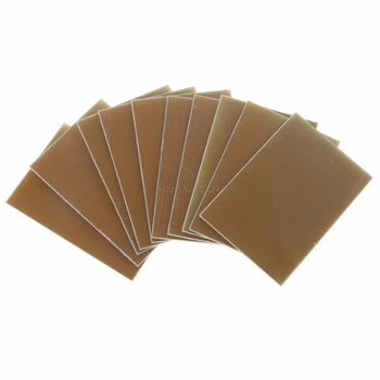 10 Pcs 7x10cm FR-4 Single Side DIY Soldering Prototype PCB Printed Circuit Board Single-Sided PCB Dropship
10 Pcs 7x10cm FR-4 Single Side DIY Soldering Prototype PCB Printed Circuit Board Single-Sided PCB Dropship