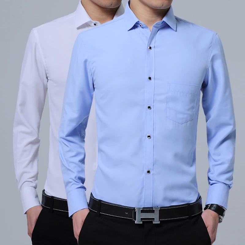 2019 New Men Shirt Men's Shirt New Fashion Men Social Business Long Sleeve Casual Dress Shirts Plus Size 5XL
2019 New Men Shirt Men's Shirt New Fashion Men Social Business Long Sleeve Casual Dress Shirts Plus Size 5XL