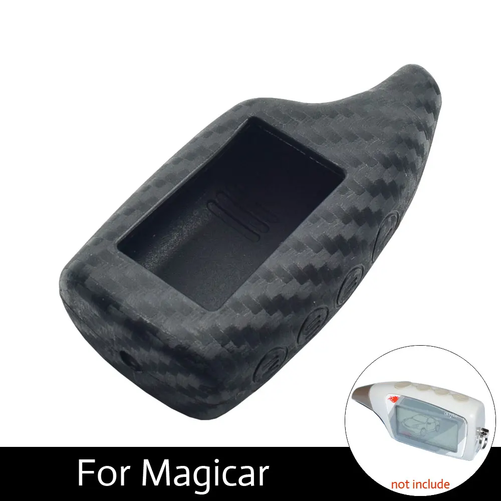 Carbon Fiber Rubber Car Key Case For Scher Khan Magicar 5 6 V Logicar A B Car Alarm LCD Remote Control Silicone Protector Cover
Carbon Fiber Rubber Car Key Case For Scher Khan Magicar 5 6 V Logicar A B Car Alarm LCD Remote Control Silicone Protector Cover