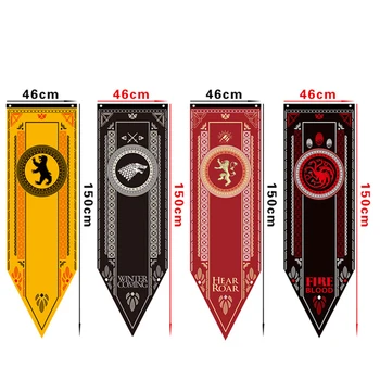 Sales Home Decor Game of Thrones Stark Flag Wolf Dragon Families Flag Polyester Thrones Banner Flag Games Decorate Home
Sales Home Decor Game of Thrones Stark Flag Wolf Dragon Families Flag Polyester Thrones Banner Flag Games Decorate Home