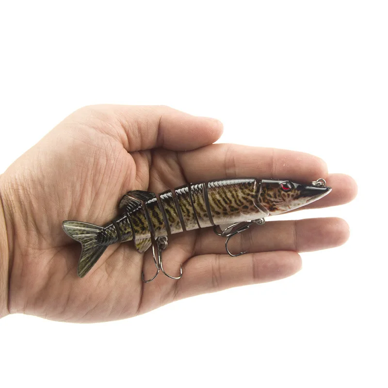 SEALURER Hard Lure 9-Segment Lifelike Fishing Hard Lure Crankbait Fishing Lure 12.5cm/20g 3D Eyes Two Hook Fishing Baits Pesca
SEALURER Hard Lure 9-Segment Lifelike Fishing Hard Lure Crankbait Fishing Lure 12.5cm/20g 3D Eyes Two Hook Fishing Baits Pesca