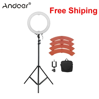 Andoer Camera Photo Studio Phone Video 36W 360PCS LED Ring Light 5500K Photography Dimmable Ring Lamp With 200CM Tripod
Andoer Camera Photo Studio Phone Video 36W 360PCS LED Ring Light 5500K Photography Dimmable Ring Lamp With 200CM Tripod
