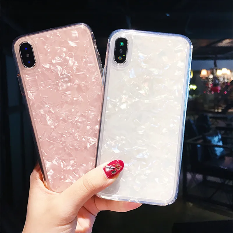Fashion Jelly Conch Phone Case For iPhone 6 6s 7 8 plus Luxury Bling Shell Soft TPU Silicone Cover case For iPhone X S XSMAX XR
Fashion Jelly Conch Phone Case For iPhone 6 6s 7 8 plus Luxury Bling Shell Soft TPU Silicone Cover case For iPhone X S XSMAX XR
