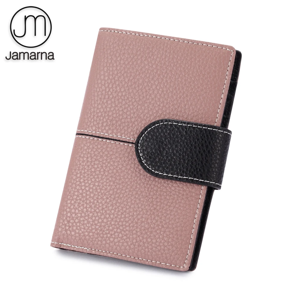 Jamarna Women Wallets Splice Women Wallets Genuine Leather Wallet Female Purse Coin Purse Business Card Holder Black 
Jamarna Women Wallets Splice Women Wallets Genuine Leather Wallet Female Purse Coin Purse Business Card Holder Black