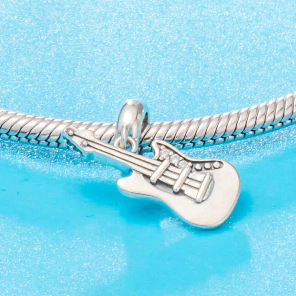 RainMarch 925 Silver Beads Fits Pandora Charms Bracelet Original 925 Silver Beads Wholesale Guitar Pendant Women Jewelry Making
RainMarch 925 Silver Beads Fits Pandora Charms Bracelet Original 925 Silver Beads Wholesale Guitar Pendant Women Jewelry Making