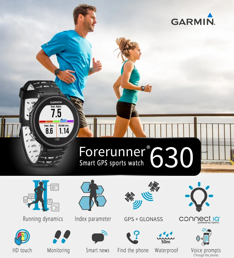 GARMIN Forerunner 630 GPS Bicycle computer Riding speedometer Ride/Running/Swim Watch Wrist Heart Rate Smart Riding Waterproof 
GARMIN Forerunner 630 GPS Bicycle computer Riding speedometer Ride/Running/Swim Watch Wrist Heart Rate Smart Riding Waterproof