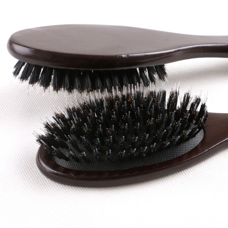 1piece boar bristle hair brush, dark brown boar bristle hair brush for human hair extension
1piece boar bristle hair brush, dark brown boar bristle hair brush for human hair extension