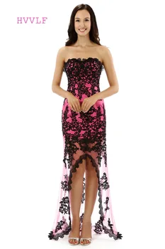 Real Photo HVVLF 2019 Prom Dresses Mermaid Short Front Long Back Fuchsia Black Lace Prom Gown Evening Dresses Evening Gown
Real Photo HVVLF 2019 Prom Dresses Mermaid Short Front Long Back Fuchsia Black Lace Prom Gown Evening Dresses Evening Gown
