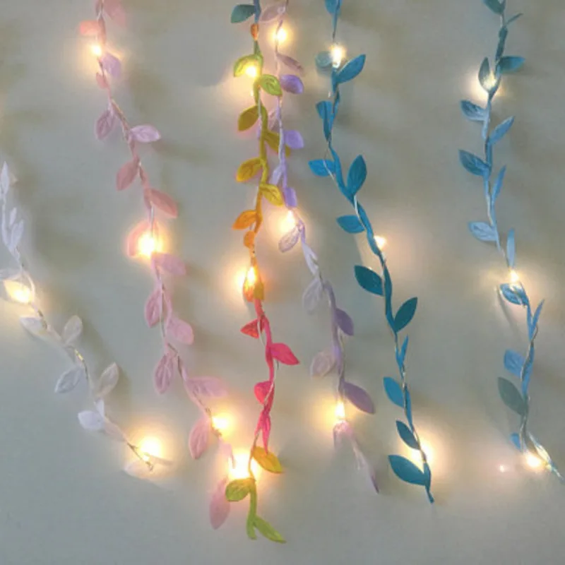 Artificial Leaf String Lights Battery Powered Wreath Garland Holiday Fairy Lighting String Christmas Party Wedding Garden Decor
Artificial Leaf String Lights Battery Powered Wreath Garland Holiday Fairy Lighting String Christmas Party Wedding Garden Decor