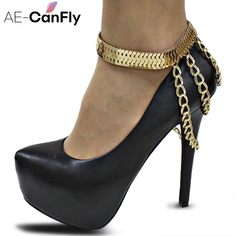 AE-CANFLY цепочка на лодыжку ювелирное изделие золотой браслет для браслетов и