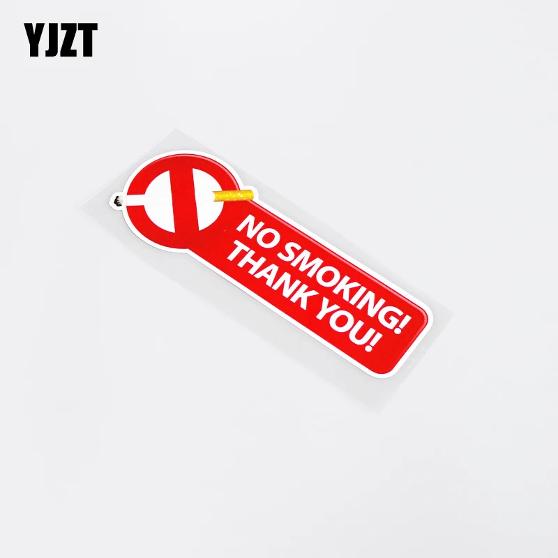 YJZT 15CM*5.2CM Funny No Smoking Thank You Car Styling Car Window Sticker Decal PVC 13-0160 
YJZT 15CM*5.2CM Funny No Smoking Thank You Car Styling Car Window Sticker Decal PVC 13-0160