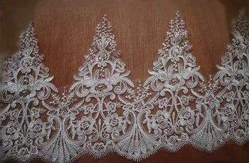 14 yards ivory lace trim, alencon Lace Trim, embroidered cord lace trim by the yard, floral lace accessories
14 yards ivory lace trim, alencon Lace Trim, embroidered cord lace trim by the yard, floral lace accessories