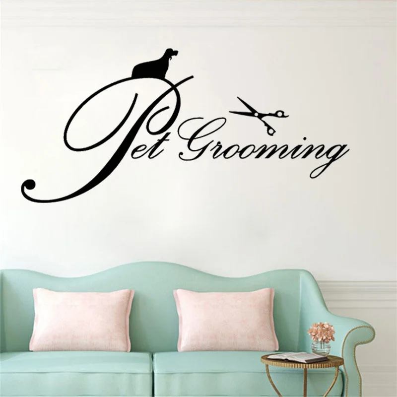 Animal Salon Wall Sticker Pet Grooming Beauty Salon Logo Room Decoration Vinyl Art Removable Poster Mural Decals Decor W309
Animal Salon Wall Sticker Pet Grooming Beauty Salon Logo Room Decoration Vinyl Art Removable Poster Mural Decals Decor W309