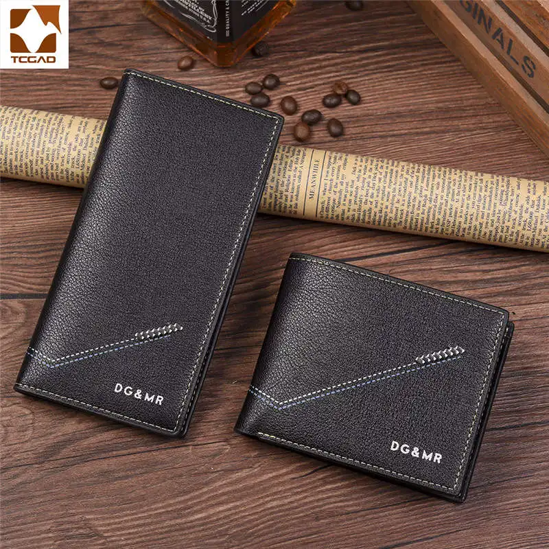 Wallet men's High quality leather billeteras para hombre photo holder small thin wallet long short style Black Coffee Male purse
Wallet men's High quality leather billeteras para hombre photo holder small thin wallet long short style Black Coffee Male purse
