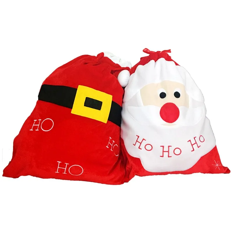 Santa Claus Ho Ho Ho Christmas Gift Bags Belt Big Candy Gift Bag Embroidered XMAS Decor Holiday New Year's Home Party Supplies
Santa Claus Ho Ho Ho Christmas Gift Bags Belt Big Candy Gift Bag Embroidered XMAS Decor Holiday New Year's Home Party Supplies