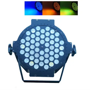 54pcs 9w led lamp beads 54x9W led Par lights RGB 3in1 flat par led dmx512 disco lights professional stage dj equipment
54pcs 9w led lamp beads 54x9W led Par lights RGB 3in1 flat par led dmx512 disco lights professional stage dj equipment