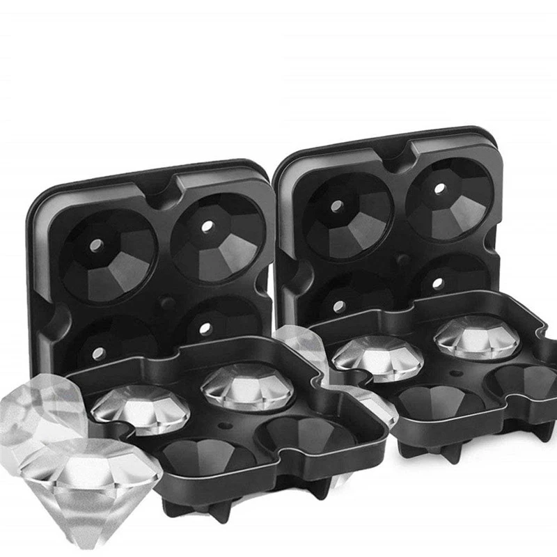 4 Cavity Diamond Ball Shape 3D Ice Cube Mold Maker Bar Party Silicone Trays Chocolate Mold Kitchen Tool BPA-free FDA-approved
4 Cavity Diamond Ball Shape 3D Ice Cube Mold Maker Bar Party Silicone Trays Chocolate Mold Kitchen Tool BPA-free FDA-approved