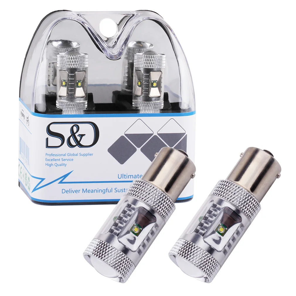 S&D 2pcs Ba15s 1156 P21W LED R5W R10W LED Bulbs Car Lights Turn Signal Light 6000K White Auto Lamp 12V-24V D020
S&D 2pcs Ba15s 1156 P21W LED R5W R10W LED Bulbs Car Lights Turn Signal Light 6000K White Auto Lamp 12V-24V D020
