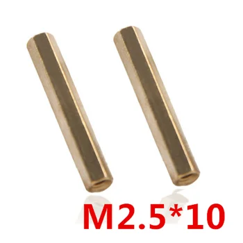 Hex nut / screw M2.5x10 Hex Head Brass Threaded Pillar Female PCB Stand Off Spacer
Hex nut / screw M2.5x10 Hex Head Brass Threaded Pillar Female PCB Stand Off Spacer