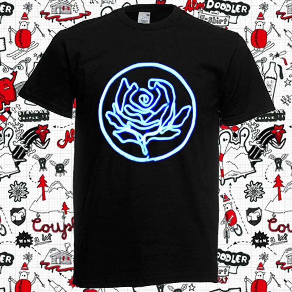 Новый Райан Адамс американская певица музыка логотип Для мужчин черный футболка