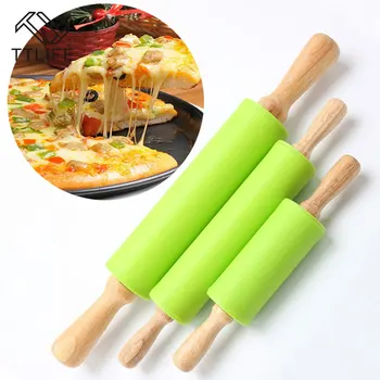 TTLIFE Silicone Rolling Pins Dough Pastry Roller Kitichen Cooking Tools Wood Handle Rolling Pins Baking Pastry Tools 39*5cm
TTLIFE Silicone Rolling Pins Dough Pastry Roller Kitichen Cooking Tools Wood Handle Rolling Pins Baking Pastry Tools 39*5cm