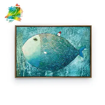 RICH COLOR Modern Oil Painting Big Fish and Small Hourse for Children's Bedroom Decoration Painting JY-88
RICH COLOR Modern Oil Painting Big Fish and Small Hourse for Children's Bedroom Decoration Painting JY-88