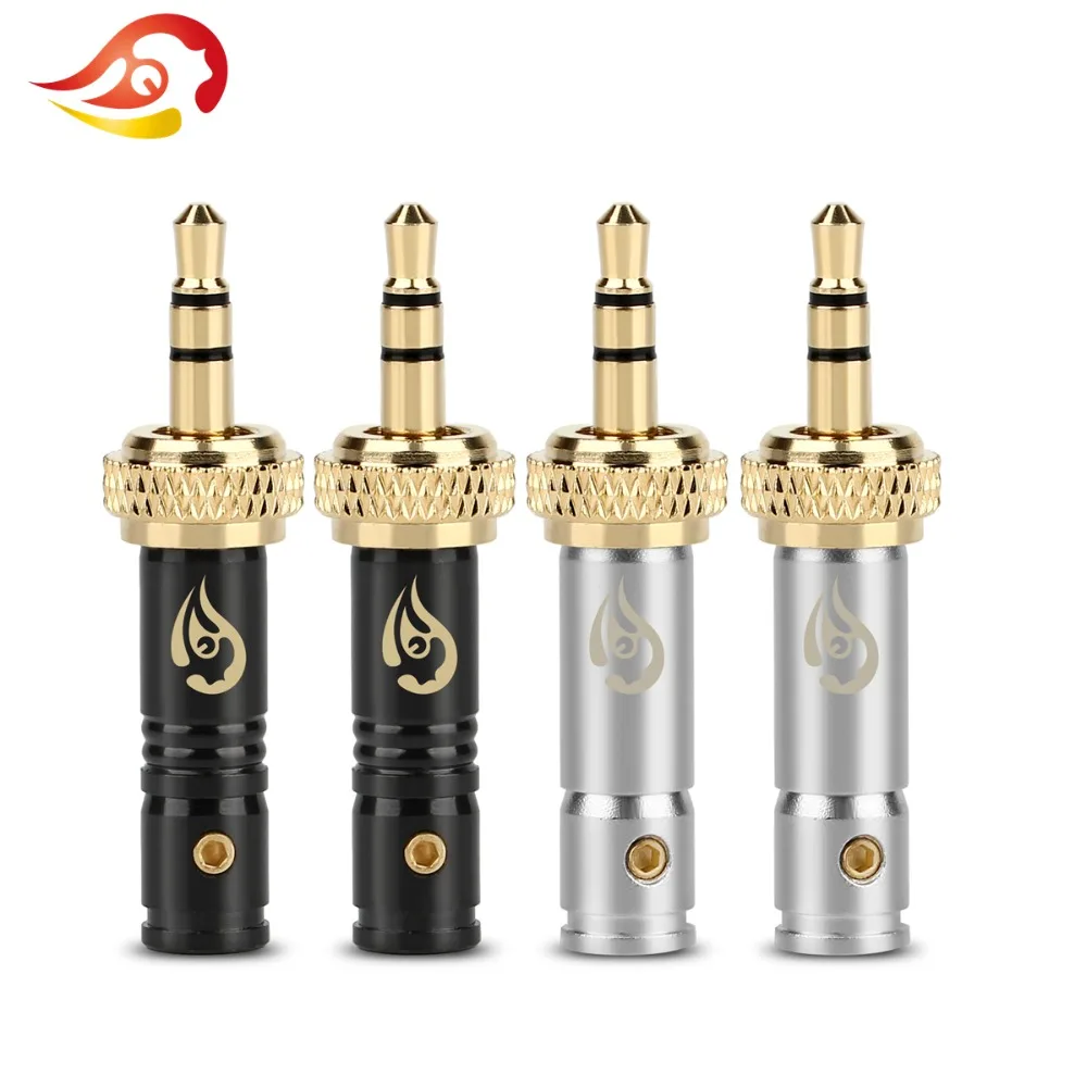 QYFANG 3.5mm Audio Jack 3 Poles Stereo Earphone Plug HiFi Headphone 4.0mm Wire Hole Adapter Gold Plating Solder Line Connector
QYFANG 3.5mm Audio Jack 3 Poles Stereo Earphone Plug HiFi Headphone 4.0mm Wire Hole Adapter Gold Plating Solder Line Connector