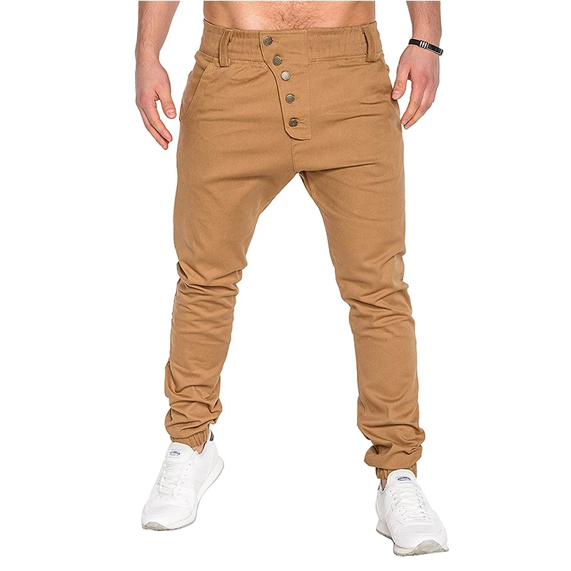 Spring Autumn New Jogger Pants Men Casual Slim Button Design Harem Pants Cotton Trousers Men
Spring Autumn New Jogger Pants Men Casual Slim Button Design Harem Pants Cotton Trousers Men